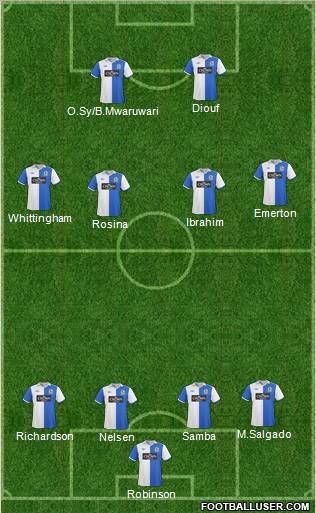 Blackburn Rovers Formation 2011