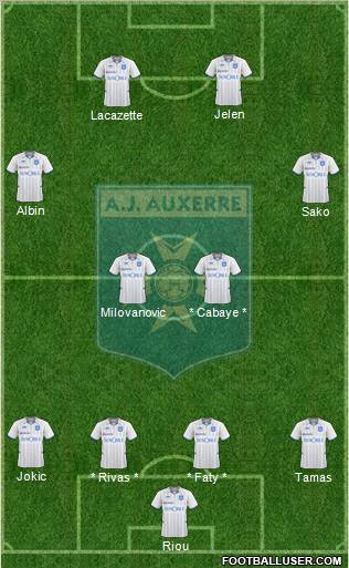 A.J. Auxerre Formation 2011