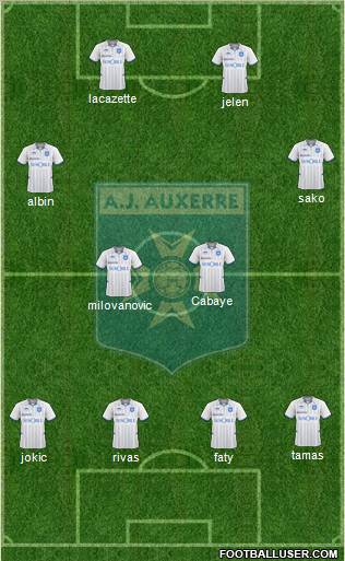 A.J. Auxerre Formation 2011