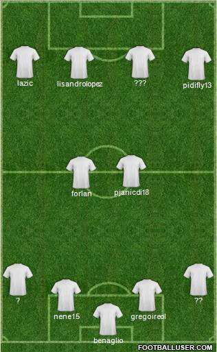 Pro Evolution Soccer Team Formation 2011