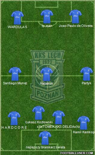 Lech Poznan Formation 2011