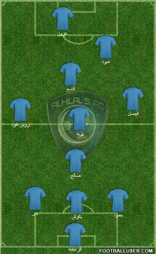 Al-Hilal (KSA) Formation 2011