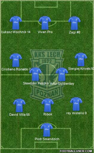 Lech Poznan Formation 2011