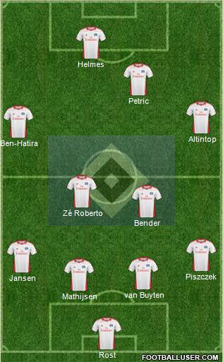 Hamburger SV Formation 2011