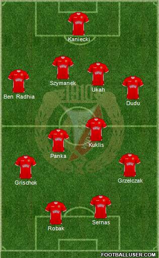 Widzew Lodz Formation 2011