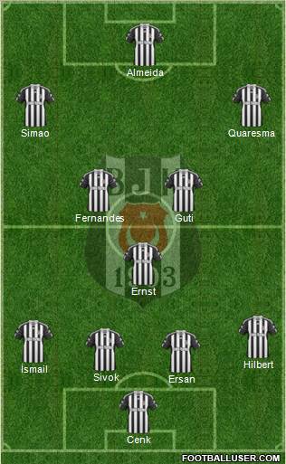 Besiktas JK Formation 2011