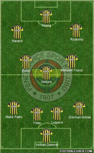 Fenerbahçe SK Formation 2011