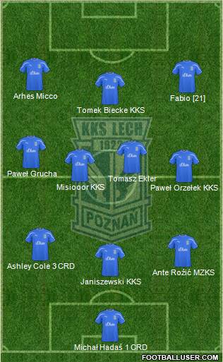 Lech Poznan Formation 2011