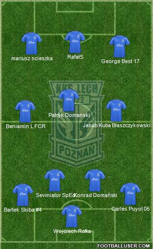 Lech Poznan Formation 2011