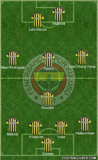 Fenerbahçe SK Formation 2011