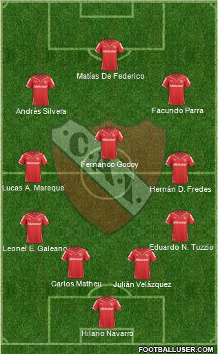 Independiente Formation 2011