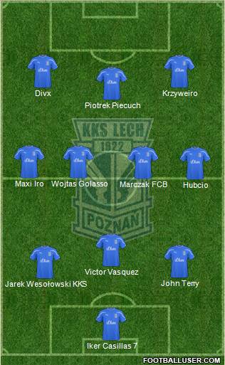 Lech Poznan Formation 2011