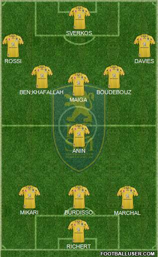 FC Sochaux-Montbéliard Formation 2011