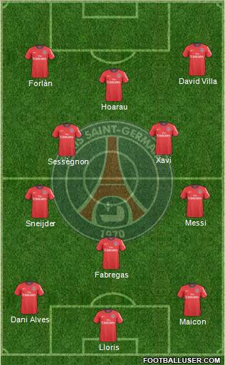 Paris Saint-Germain Formation 2011