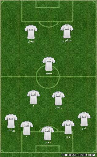 R. Madrid Castilla Formation 2011