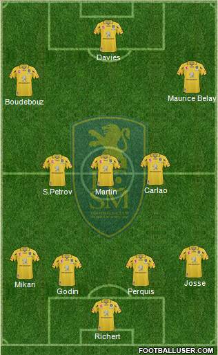 FC Sochaux-Montbéliard Formation 2011