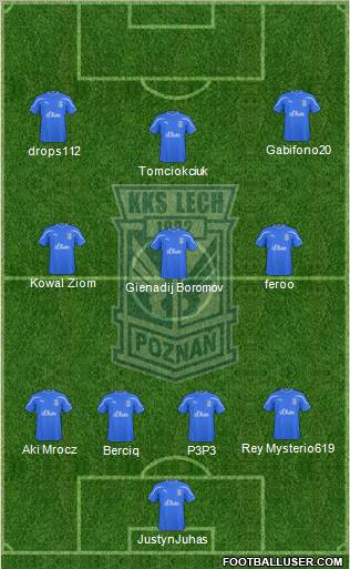 Lech Poznan Formation 2011