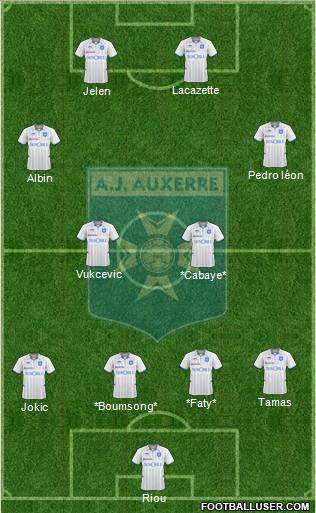 A.J. Auxerre Formation 2011