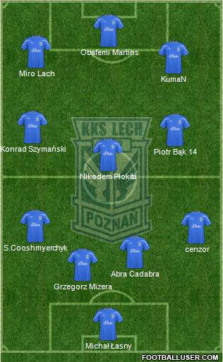 Lech Poznan Formation 2011