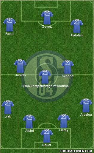 FC Schalke 04 Formation 2011