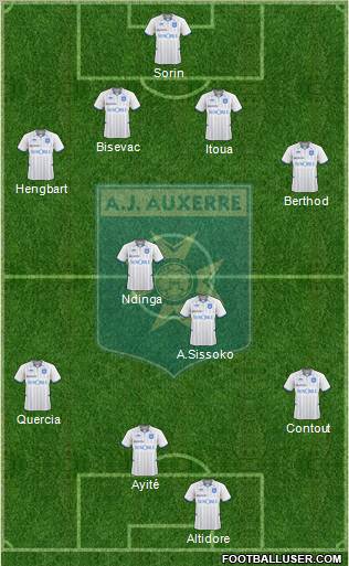 A.J. Auxerre Formation 2011