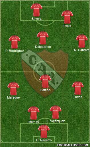 Independiente Formation 2011