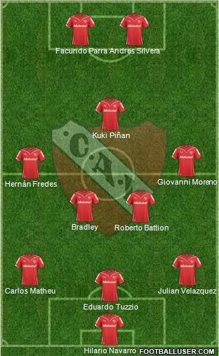 Independiente Formation 2011