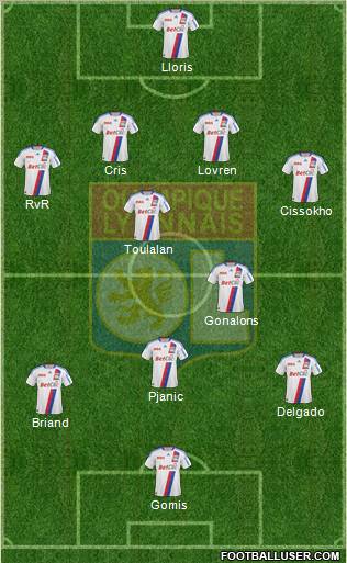 Olympique Lyonnais Formation 2011