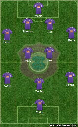 FC Erzgebirge Aue Formation 2011