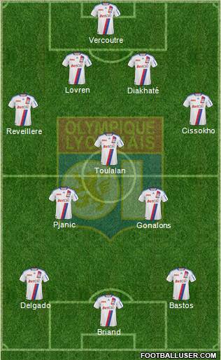 Olympique Lyonnais Formation 2011