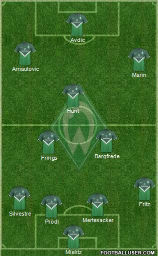 Werder Bremen Formation 2011