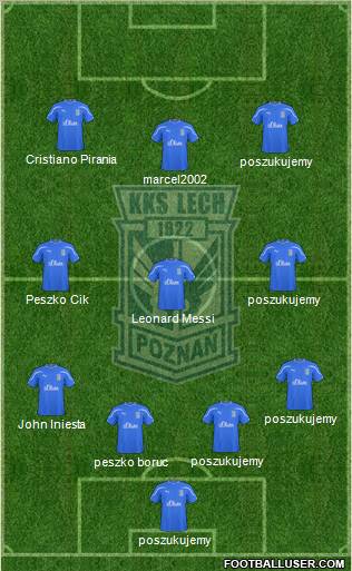 Lech Poznan Formation 2011