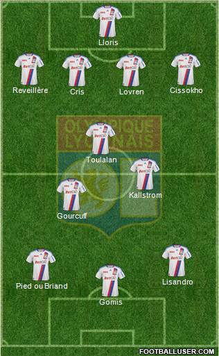 Olympique Lyonnais Formation 2011