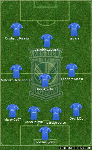 Lech Poznan Formation 2011