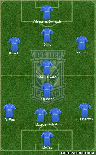 Lech Poznan Formation 2011