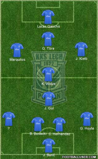 Lech Poznan Formation 2011