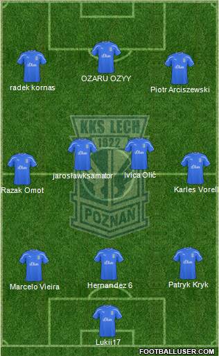 Lech Poznan Formation 2011