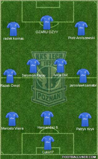 Lech Poznan Formation 2011