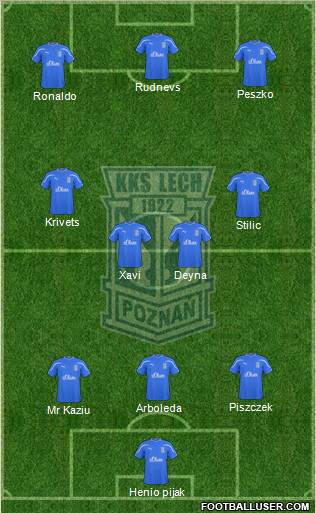 Lech Poznan Formation 2011