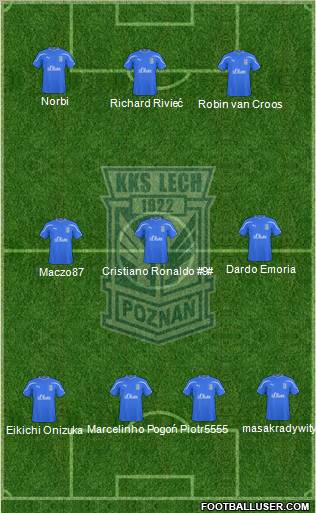 Lech Poznan Formation 2011