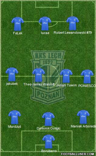 Lech Poznan Formation 2011