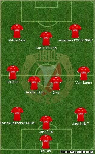 Widzew Lodz Formation 2011