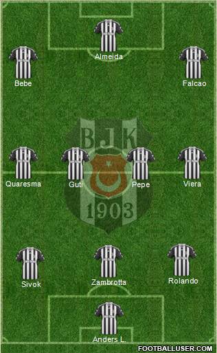 Besiktas JK Formation 2011