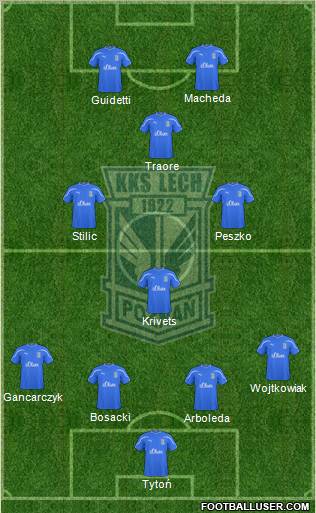 Lech Poznan Formation 2011