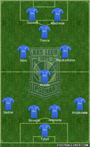 Lech Poznan Formation 2011