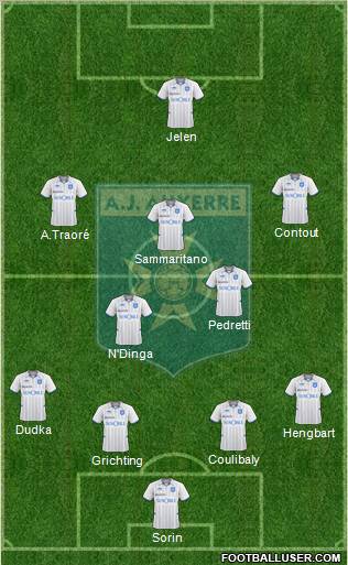 A.J. Auxerre Formation 2011