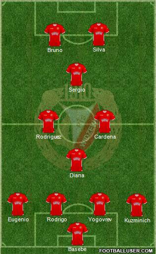 Widzew Lodz Formation 2011