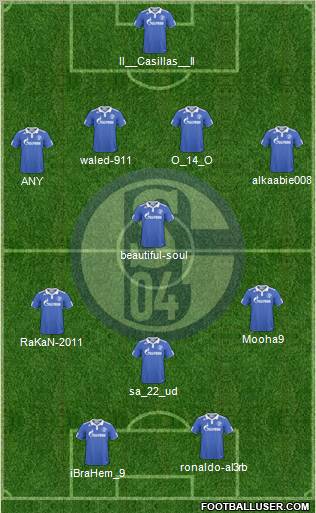 FC Schalke 04 Formation 2011