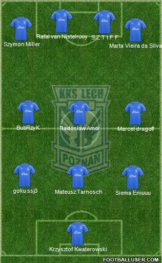 Lech Poznan Formation 2011