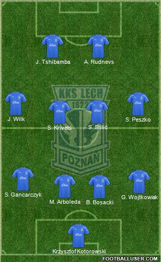 Lech Poznan Formation 2011